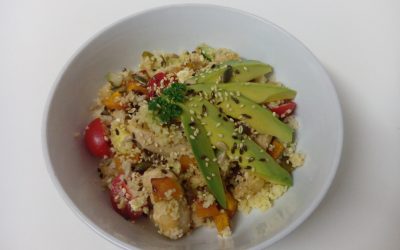 ROASTED BUTTERNUT, CHICKEN AND COUSCOUS SALAD